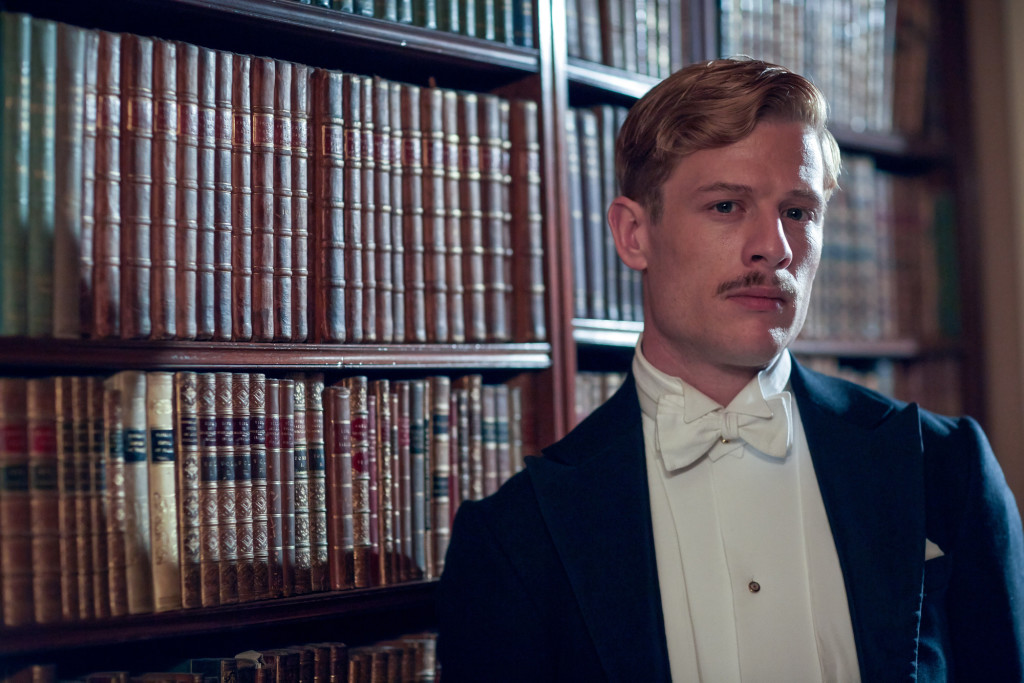 WARNING: Embargoed for publication until 29/08/2015 - Programme Name: Lady Chatterley's Lover - TX: 06/09/2015 - Episode: LCL - Unit Stills (No. n/a) - Picture Shows: Clifford Chatterley (JAMES NORTON) - (C) HARTSWOOD FILMS - Photographer: ROBERT VIGLASKY