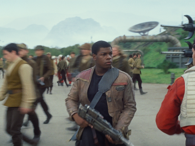 Star Wars: The Force Awakens L to R: Finn (John Boyega) and Poe Dameron (Oscar Isaac) Ph: Film Frame © 2014 Lucasfilm Ltd. & TM. All Right Reserved..