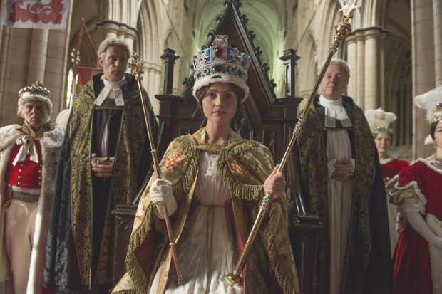 From ITV VICTORIA Embargoed until 16.30 11th August 2016 Pictured: JENNA COLEMAN as Victoria,RUFUS SEWELL as Melbourne and TOM HUGHES as Albert. This photograph is (C) ITV Plc and can only be reproduced for editorial purposes directly in connection with the programme or event mentioned above. Once made available by ITV plc Picture Desk, this photograph can be reproduced once only up until the transmission [TX] date and no reproduction fee will be charged. Any subsequent usage may incur a fee. This photograph must not be manipulated [excluding basic cropping] in a manner which alters the visual appearance of the person photographed deemed detrimental or inappropriate by ITV plc Picture Desk. This photograph must not be syndicated to any other company, publication or website, or permanently archived, without the express written permission of ITV Plc Picture Desk. Full Terms and conditions are available on the website www.itvpictures.com For further information please contact: Patrick.smith@itv.com 0207 1573044