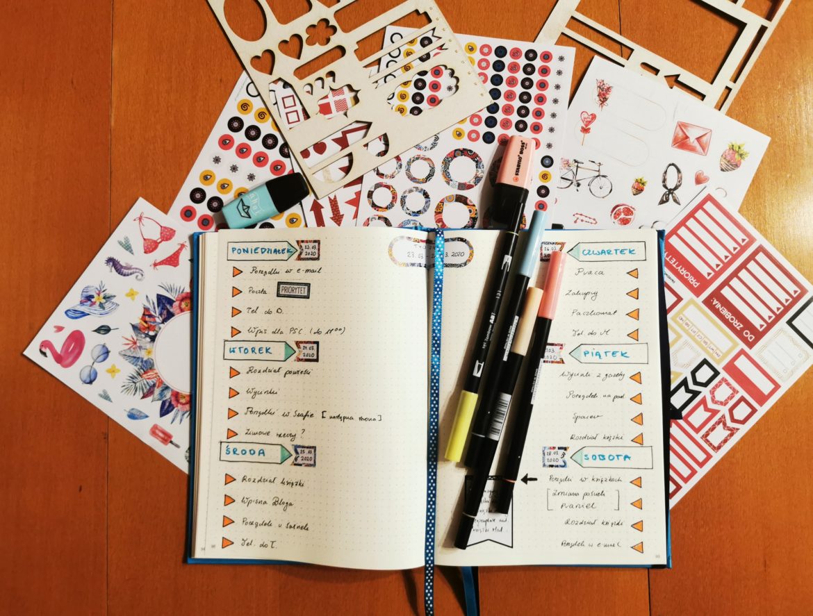 Kolorowo czy minimalistycznie czyli jaki styl planowania wybrać?